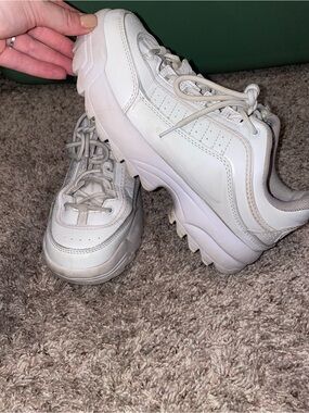 White Avia Chunky Dad Shoes